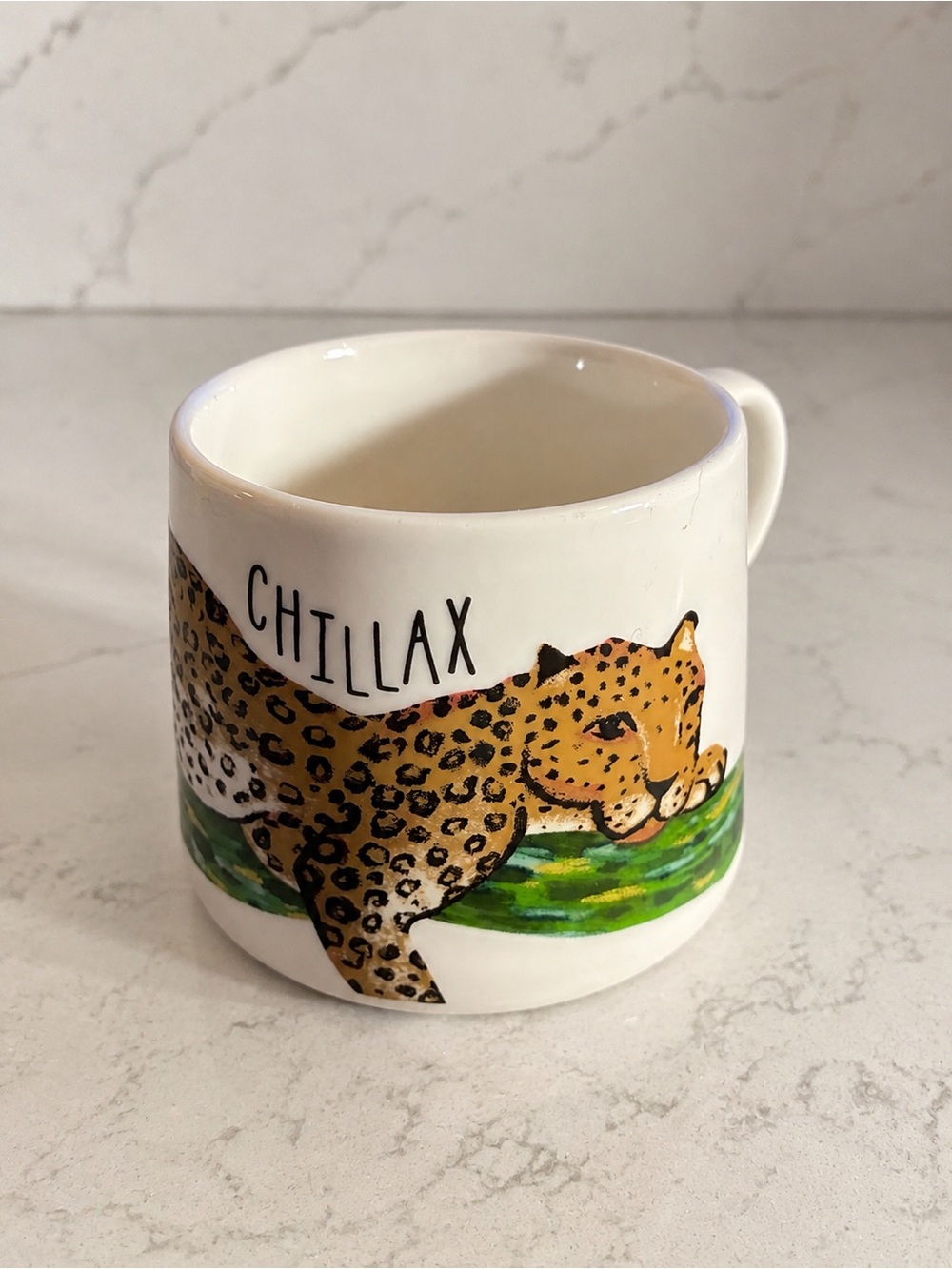 Opalhouse Chillax Leopard Mug Target Porcelain Coffee Cup Jungle Cat